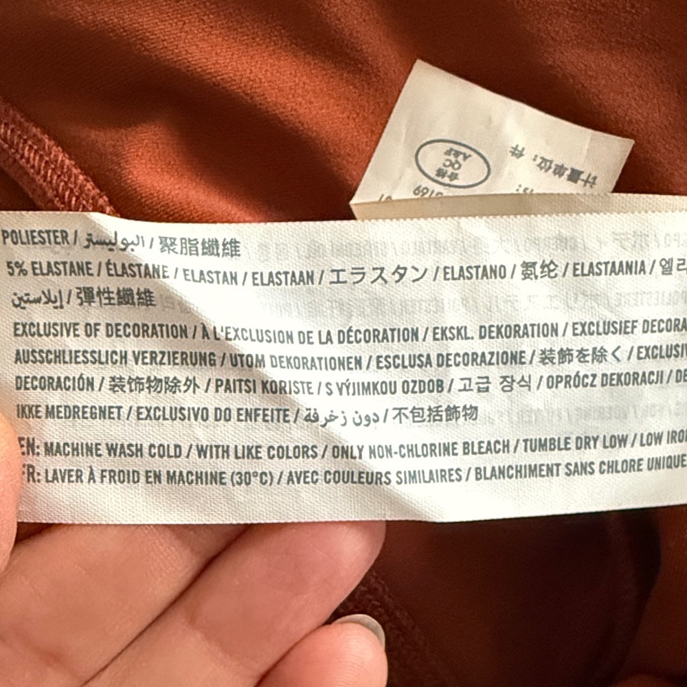 Abercrombie & Fitch Rust Long Sleeve Bodysuit - Picture 7 of 7